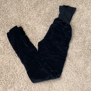AG maternity black velvet jeans!! Size 27